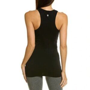 Sweaty Betty Black Seamless Racerback Workout Tank Top XS $68